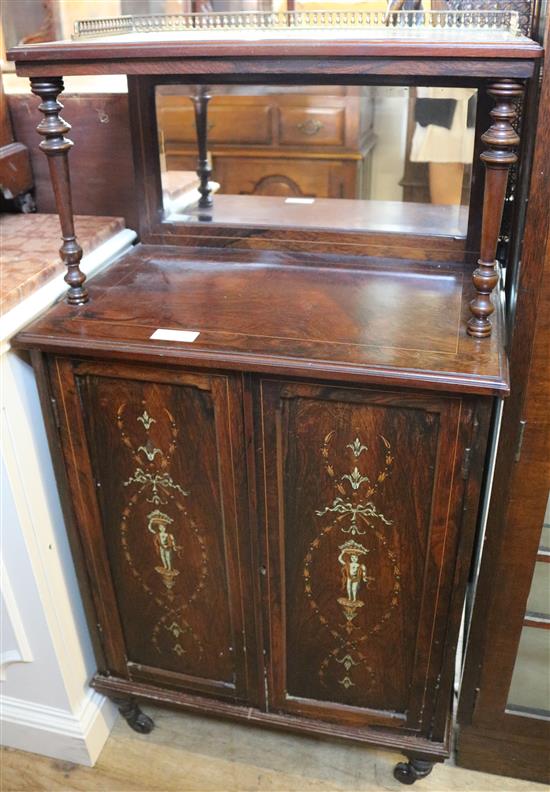 Rosewood music cabinet